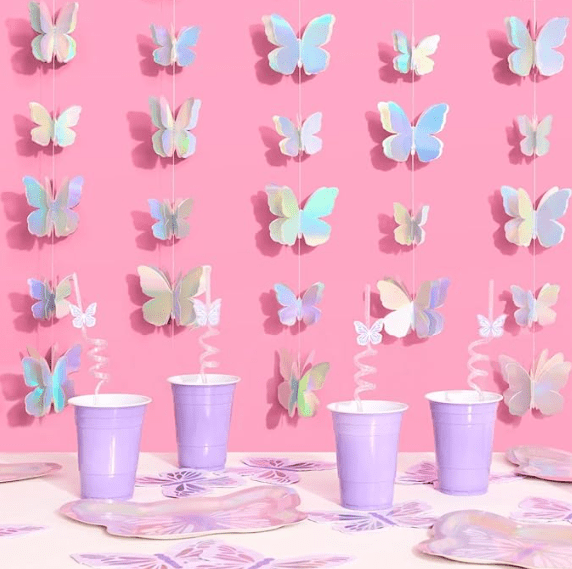 butterfly streamers