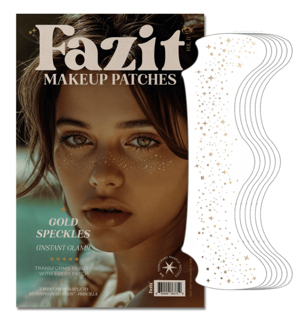 glitter freckles
