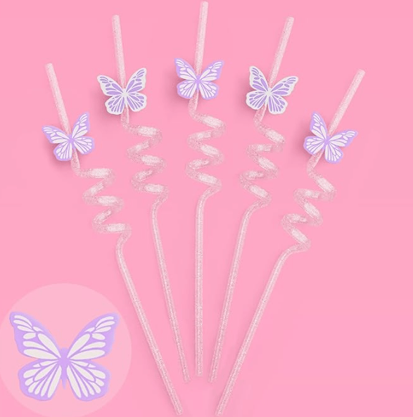 butterfly straws