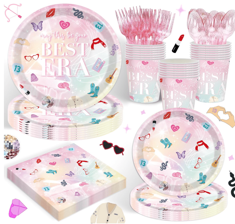 Taylor swift paper plates