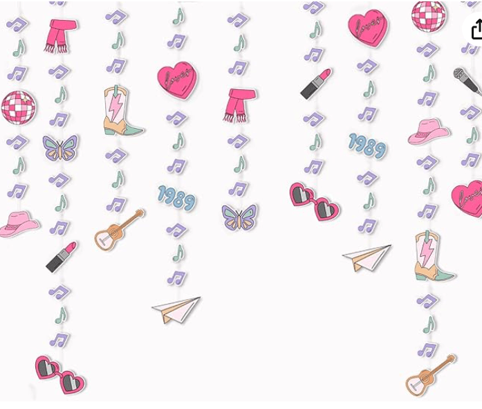 Taylor Swift party streamers