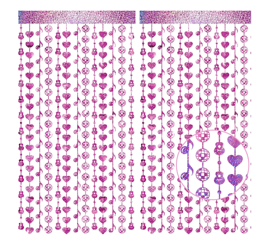 glitter streamers