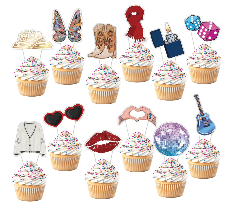 taylor swift cupcake toppers