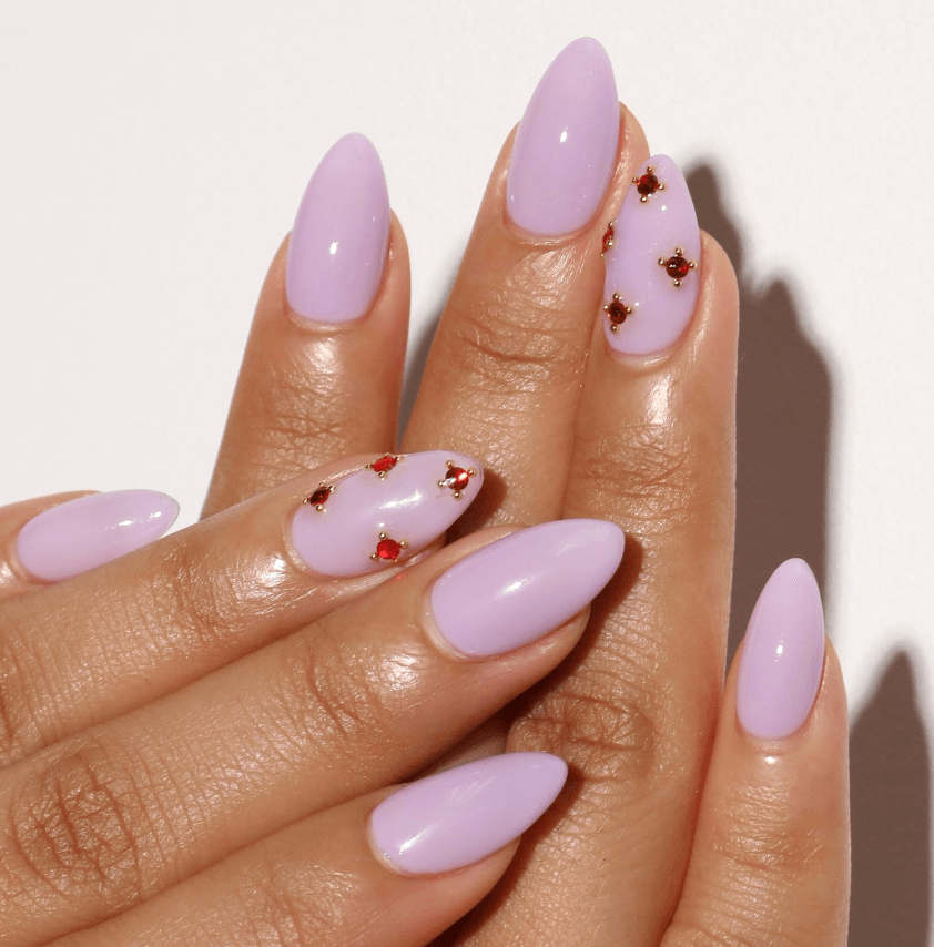 lavender milk nails
