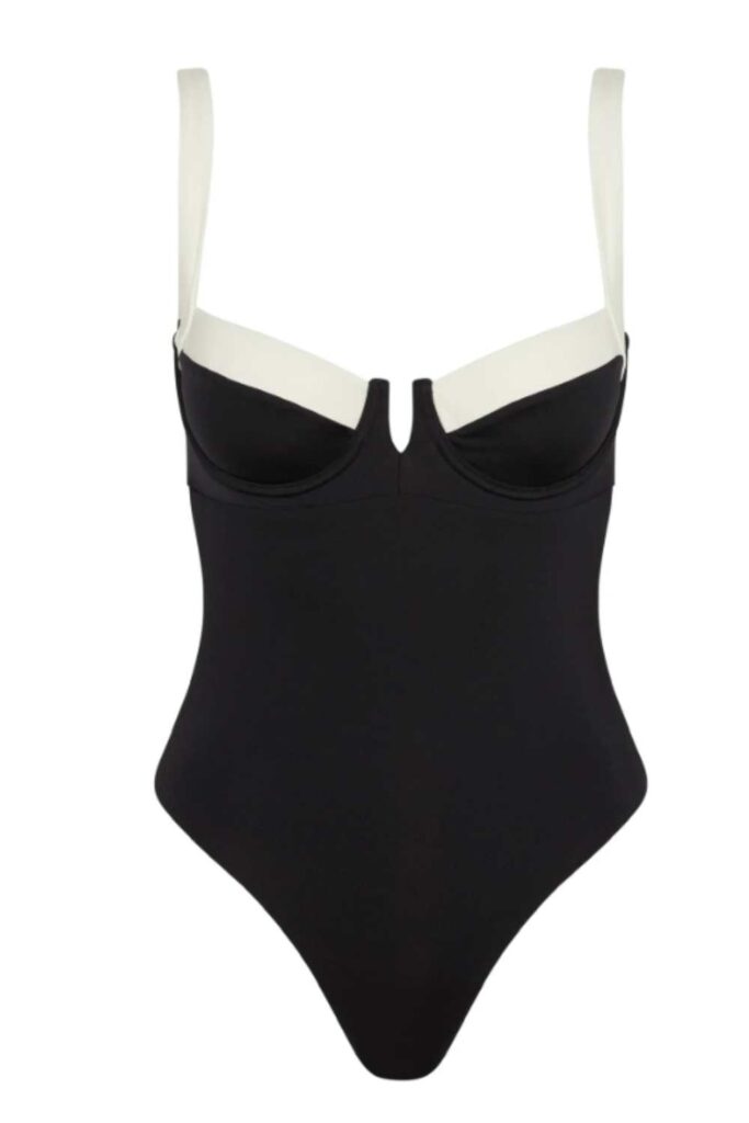 classic old money one piece swimsuit