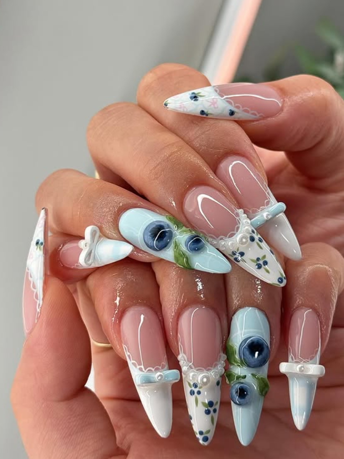 blueberry nails