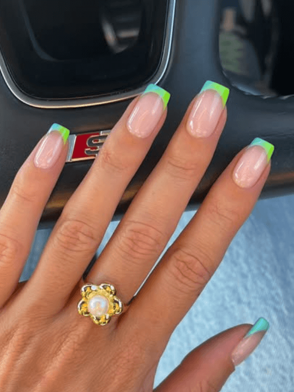 french tip nails