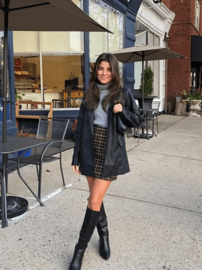 plaid fall outfit