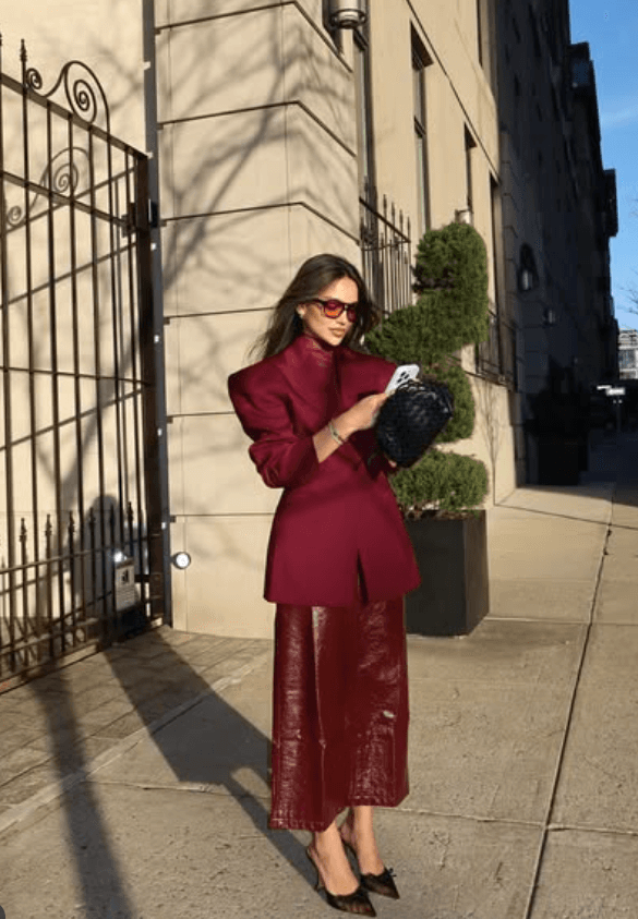 burgundy fashion