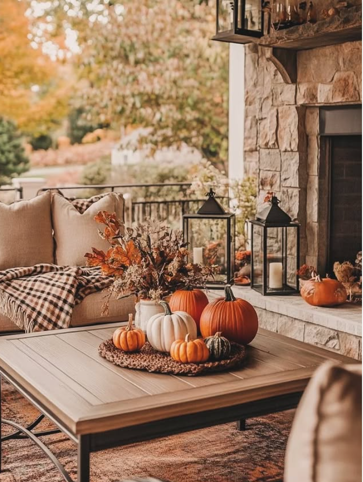 fall table centerpieces