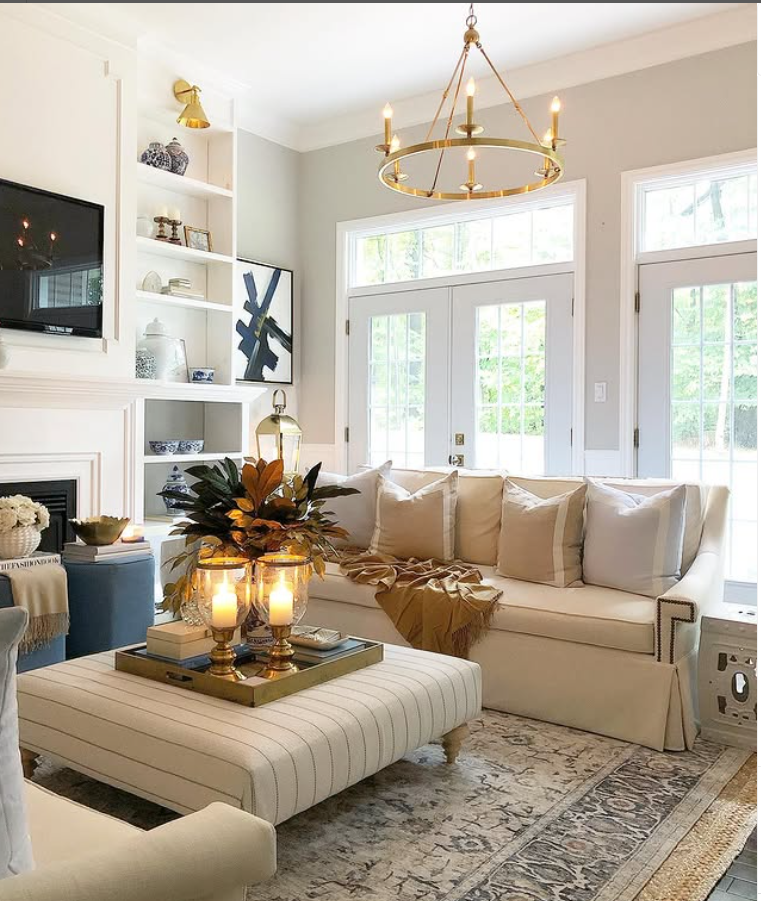 fall living room decor