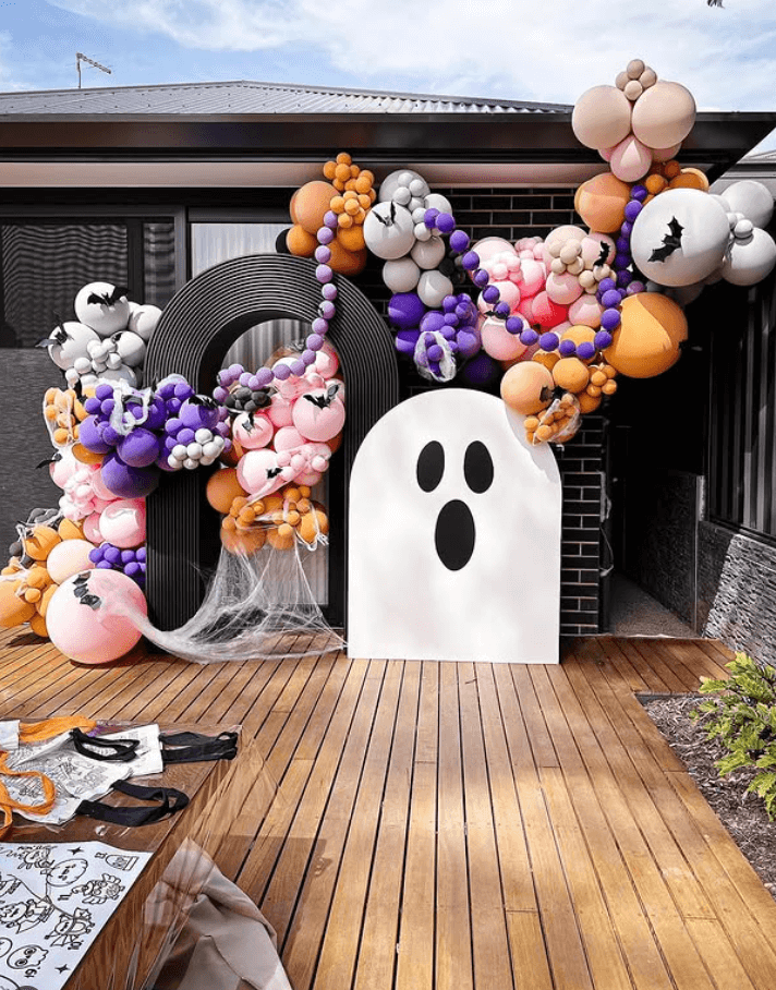 ghost photobooth decor