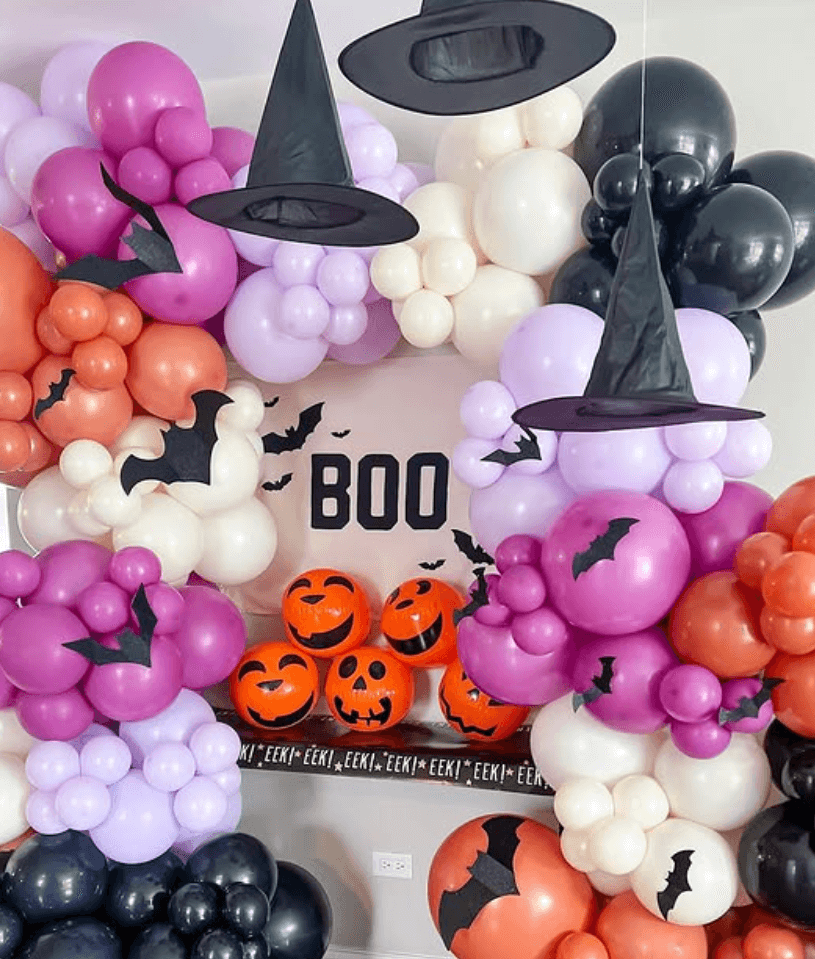 floating witches hat decor