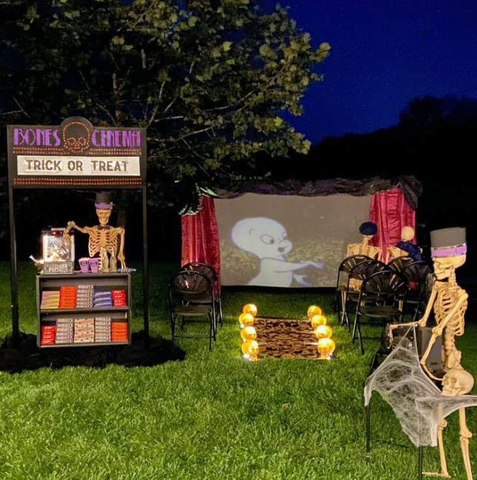 halloween movie night party