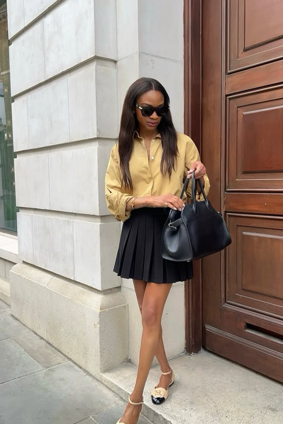 preppy date night look