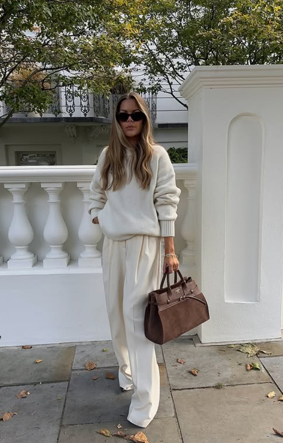 all white london travel style