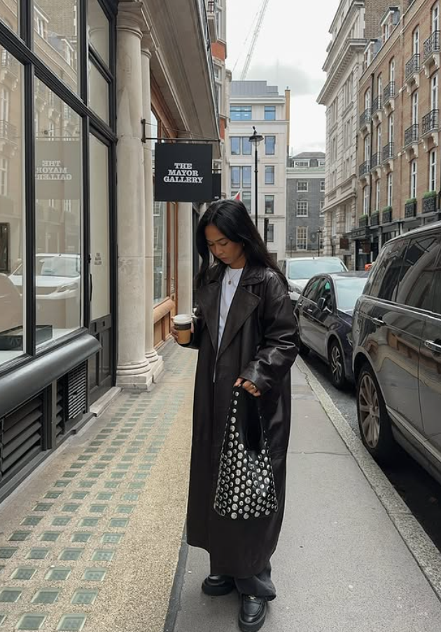 effortless london minimalist outfit