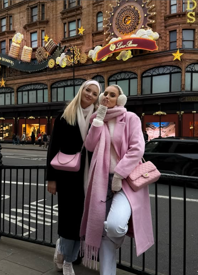 cozy scarf and boots london look