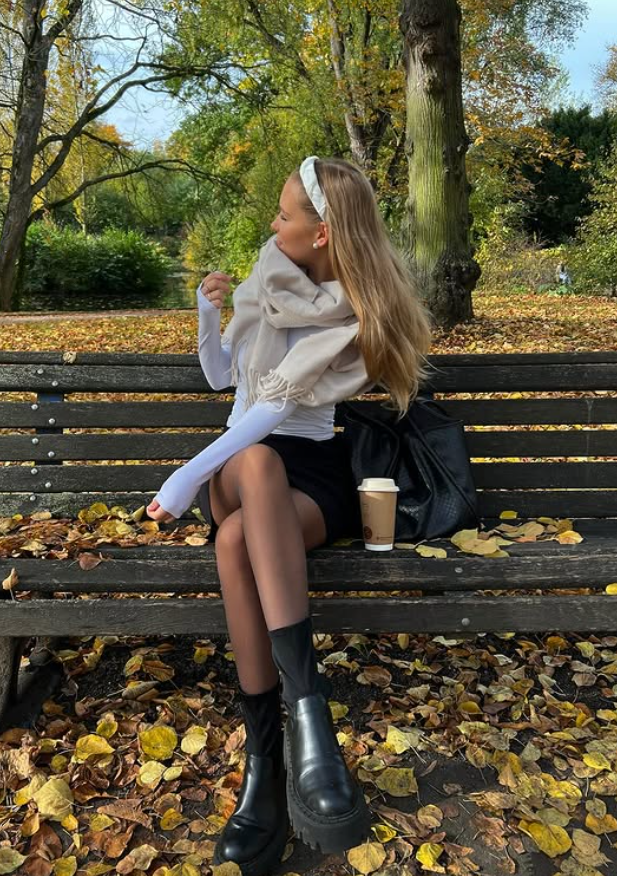 cozy london autumn layers