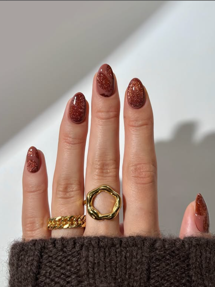 velvet amber nails
