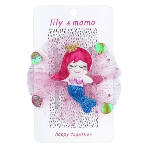 Pastel Tulle Mermaid Hair Clip- Multi