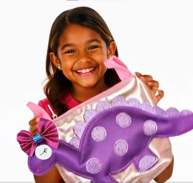 Little Dino Bag- Pretty Purple - Image 3