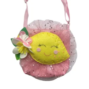 Lovely Lemon Bag- Pink and Yellow