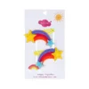 Rainbow Hair Clips- Rainbow