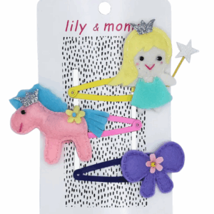 Princess & Pony Hair Clips- Multi Clip