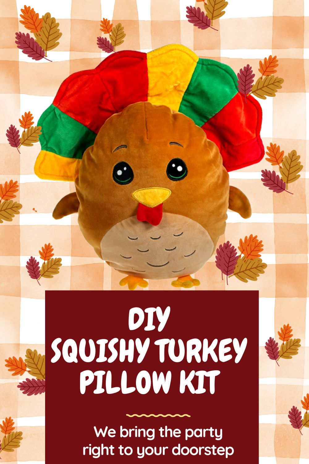 DIY Doodle Party: Build-A-Squishy Turkey Pillow Kit