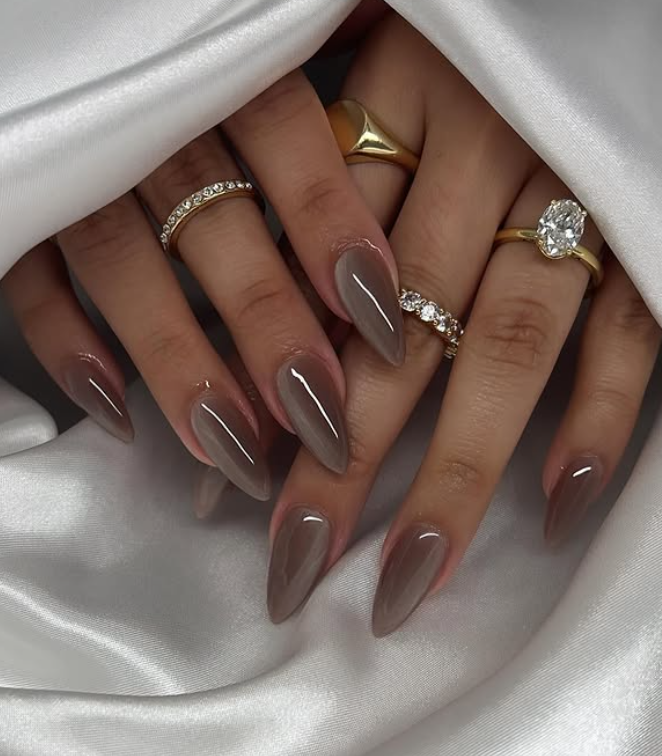 chocolate chrome nails